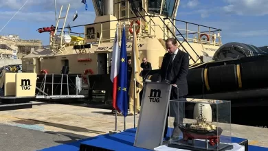 damen rsd tug 2513 named med aldebaran in tug malta ceremony 3